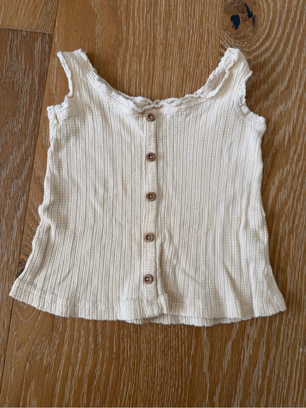 Zara Pointelle Tank